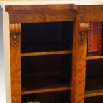 Victorian breakfront walnut bookcase Now Sold - Image 2