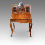 Victorian walnut bureau de dame