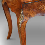 Victorian walnut bureau de dame - Image 7