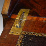 Victorian walnut bureau de dame - Image 6