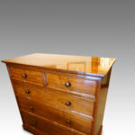 Victorian walnut chest of drawers - Image 4