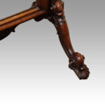 Victorian walnut cheval mirror - Image 4