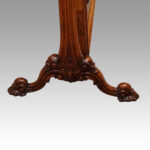 Victorian walnut cheval mirror - Image 5