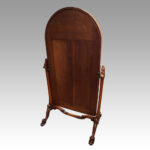Victorian walnut cheval mirror - Image 3