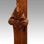 Victorian walnut cheval mirror - Image 2