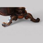 Victorian walnut circular dining table - Image 8