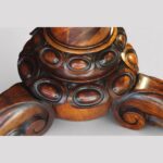 Victorian walnut circular dining table - Image 7