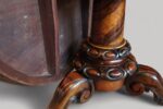 Victorian walnut circular dining table - Image 6