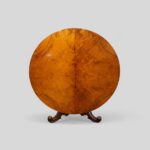 Victorian walnut circular dining table - Image 3