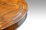 Victorian burr walnut circular dining table NOW SOLD - Image 7