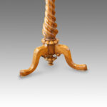 Victorian walnut circular workbox - Image 7
