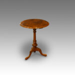Victorian walnut wine table - Image 6