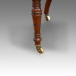 Victorian walnut desk armchair - Image 7