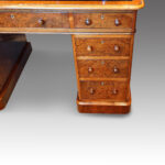 Victorian walnut desk by Edwards and Roberts - Image 13