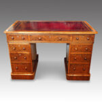 Victorian walnut desk by Edwards and Roberts - Image 11