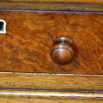 Victorian walnut desk by Edwards and Roberts - Image 9