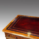 Victorian walnut desk by Edwards and Roberts - Image 8