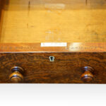 Victorian walnut desk by Edwards and Roberts - Image 6