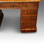 Victorian walnut desk by Edwards and Roberts - Image 5