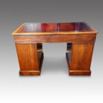 Victorian walnut desk by Edwards and Roberts - Image 3