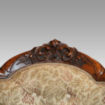 Victorian walnut his and hers chairs - Image 6