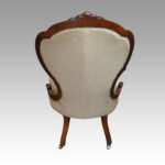 Victorian walnut his and hers chairs - Image 10