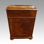 Victorian walnut inlaid Davenport - Image 11