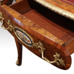 Victorian walnut inlaid writing table - Image 14