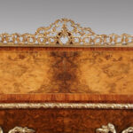 Victorian walnut inlaid writing table - Image 12