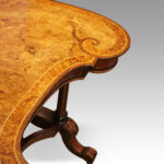 Victorian walnut kidney writing table - Image 11