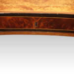 Victorian walnut kidney writing table - Image 4
