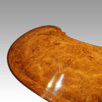 Victorian walnut kidney writing table - Image 2