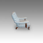 Victorian walnut library easy chair - Image 2