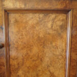Victorian walnut linen press - Image 11