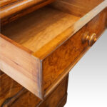 Victorian walnut linen press - Image 9