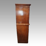 Victorian walnut linen press - Image 5