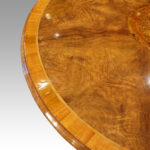 Victorian walnut marquetry centre table - Image 6