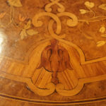 Victorian walnut marquetry centre table - Image 7