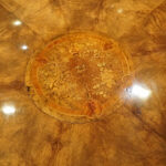 Victorian walnut marquetry centre table - Image 9