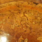 Victorian walnut marquetry centre table - Image 8