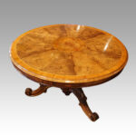 Victorian walnut marquetry centre table