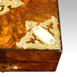 Victorian walnut brass mounted box - Image 2