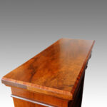Victorian walnut open bookcase - Image 5