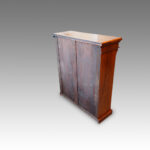 Victorian walnut open bookcase - Image 7