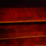 Victorian walnut credenza open end side cabinet - Image 6