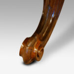 Victorian oval walnut coffee table - Image 4