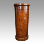 Victorian walnut oval cupboard - Image 9