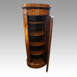Victorian walnut oval cupboard - Image 6