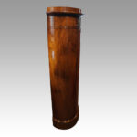 Victorian walnut oval cupboard - Image 3