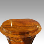 Victorian walnut oval cupboard - Image 2